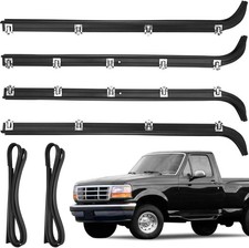 6pc Window Sweeprun Channel Rubber Window Sealing Gasket Replacement