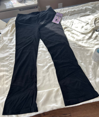 Lysse Women's Black Boot-cut Leggings size 1X #12290 NWT