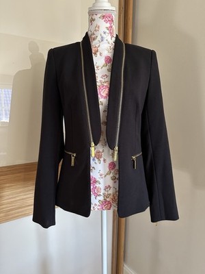Michael Kors Blazer schwarz gold Größe S (6)