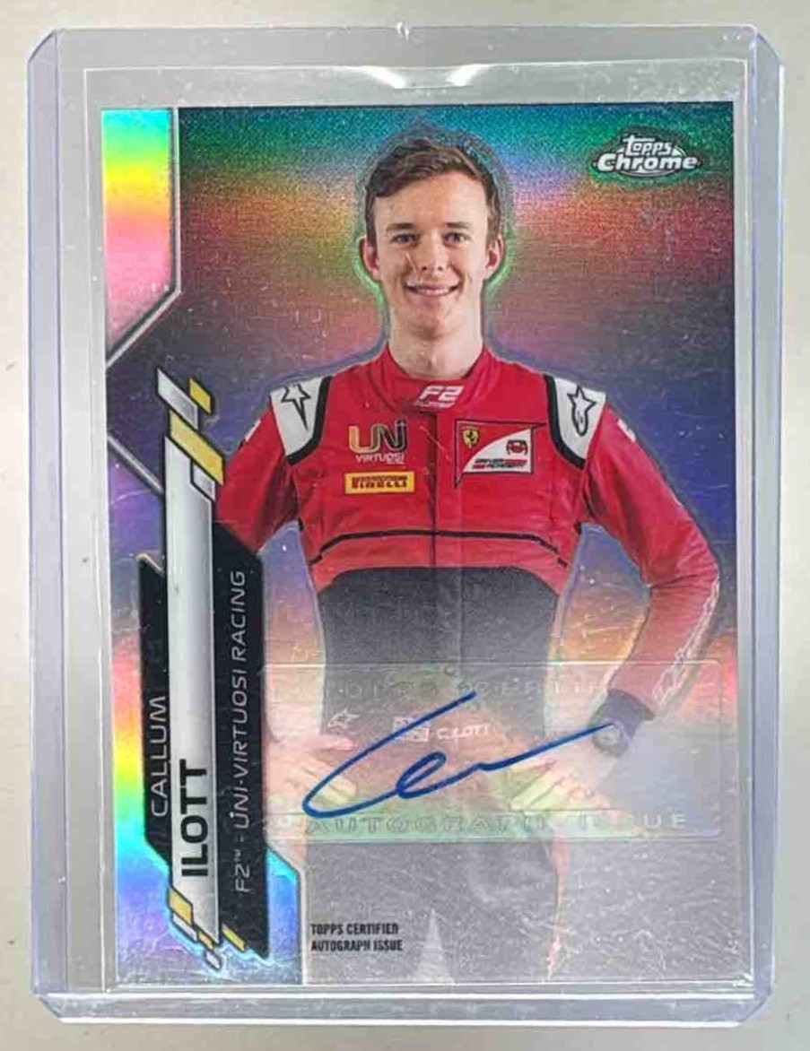 Callum Ilott 2020 Topps Chrome F1 #F1A-CI Auto 423/566