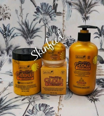 Healthy Glow Milk Vitamin C & Niacinamide Lotion + Scrub + Face Cream 