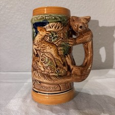 Reliefkrug mit Tiermotiv Vintage 0,5l außergewöhnlich