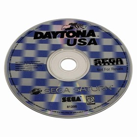 Daytona USA Not For Resale (Sega Saturn, 1996) Disc & Cardboard Sleeve Only