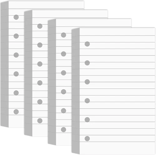 Ireer 400 Sheets Blank Lined Paper about 3 x 5 inches, as pictures show 