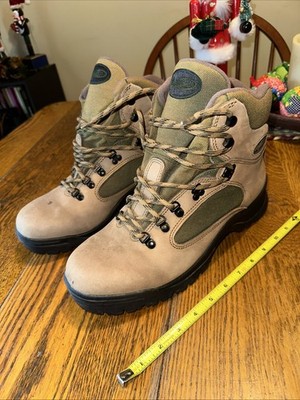 Vasque Hiking Boots Mens 10.5 Brown Green Tri V Lug