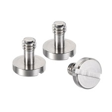 1/4" Screw Mounting 0.16" Thread Alloy Steel 3pcs