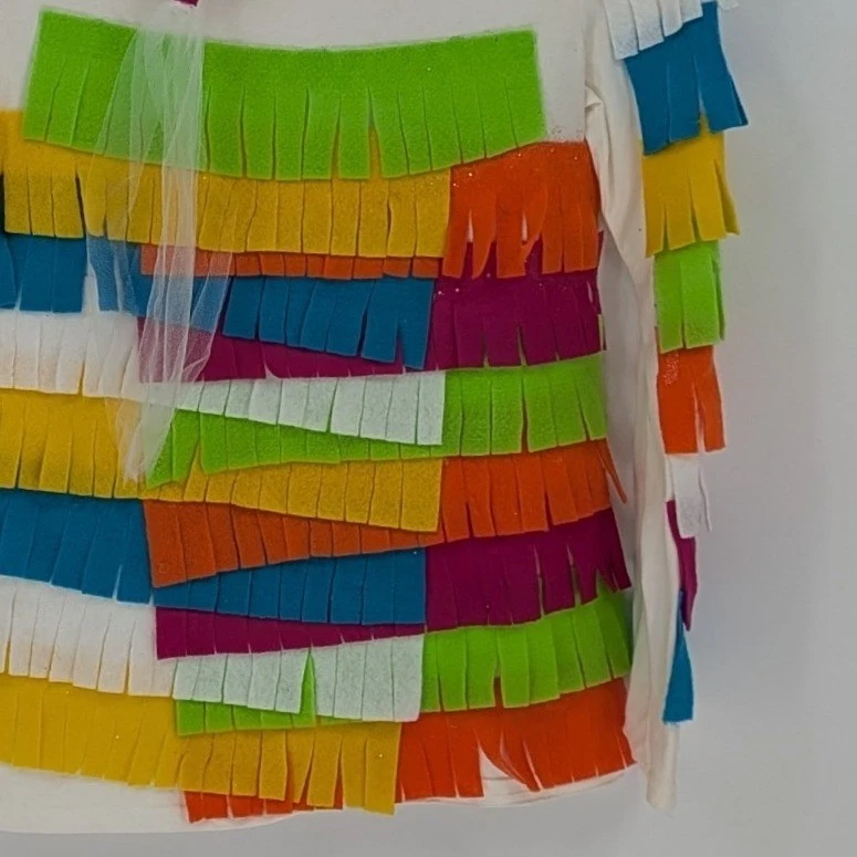 Camiseta No Boundaries Reciclada Manga Larga Niñas Grande 11-13 Disfraz de Piñata con Sombrero Foto 4 de 4