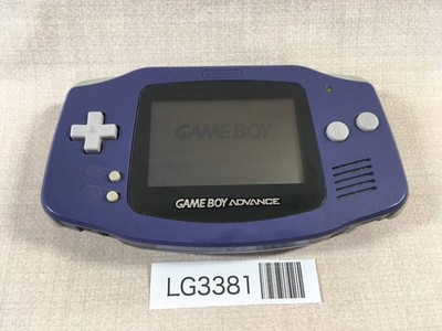 LG3381 Plz Read Item Condi GameBoy Advance Violet Game Boy