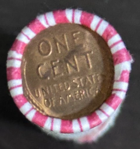 white wheat penny roll lincoln cent unsearched mixed dates mint marks bu