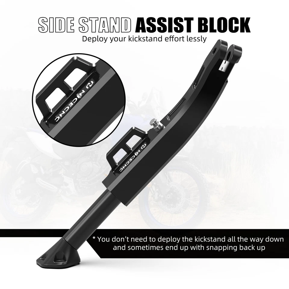 NICECNC Kickstand Side Stand Adjustable for KTM 690 SMC Gas Gas 700 ES/SM 22-24 - Image 4 of 4