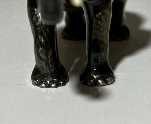 BIJORCA Schmuckkästchen Elefant mit Schmucksteinen und schimmernd - Deko Elefant Bronze a - Bild 15 von 18