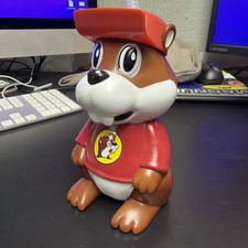 Buc-ee’s Bucees Beaver Mascot Plastic Souvenir Sipper Travel Mug With Straw!
