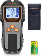 6-in-1 Stud Finder Wall Scanner, POROMETISTO DSF01 Wall Stud Finder with Electri