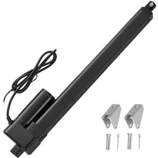 12 Inch Stroke Linear Actuator 12V Heavy Duty 440lbs/2000N IP65 Waterproof El...