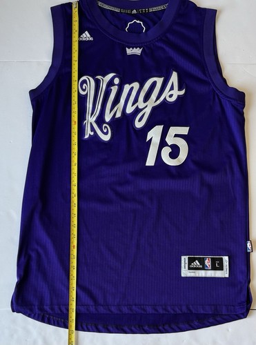 Sacramento Kings DeMarcus Cousins Trikot L Lila Adidas NBA #15 Länge +2 - Bild 4 von 8