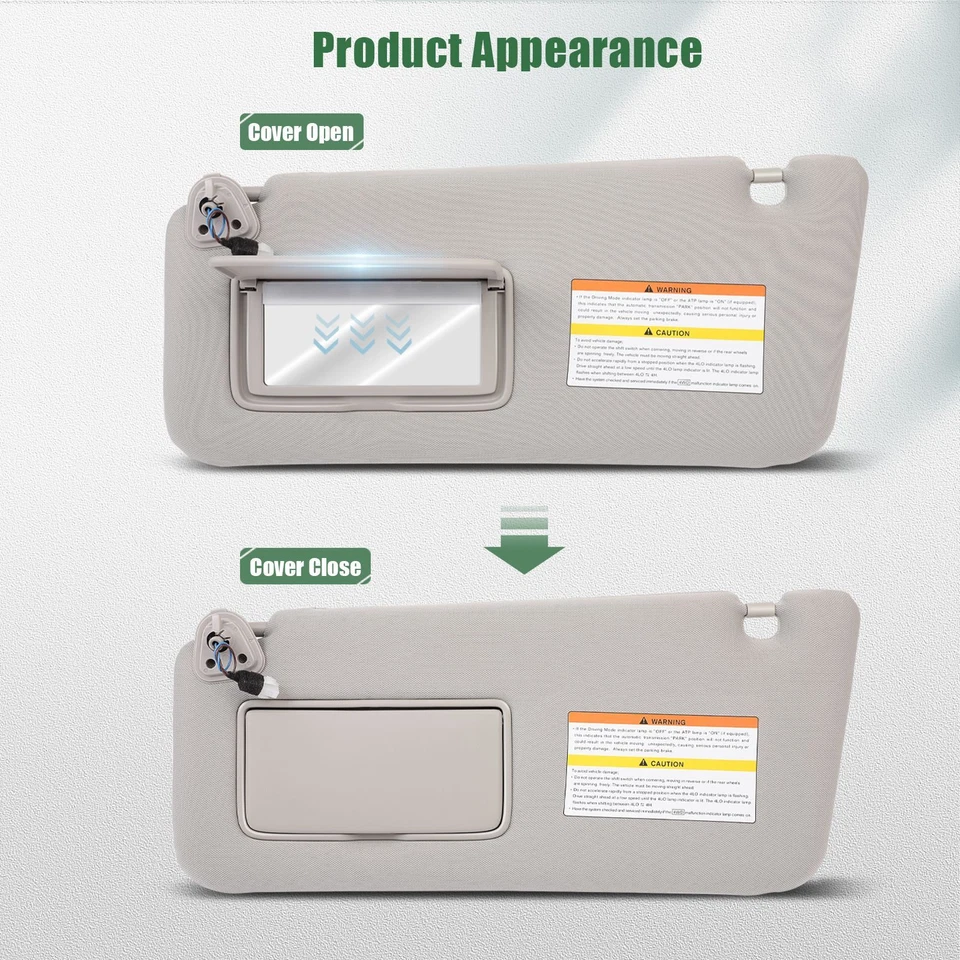 Parasol gris conductor izquierdo para Infiniti QX56 QX80 96401-1LA3D 2011-2016 Foto 3 de 4