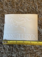 Arc Teryx Arcteryx Authentic Sticker Decal White Approx 5  
