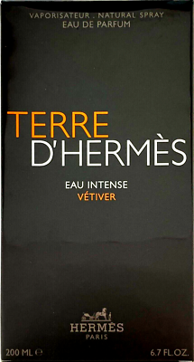 HERMÈS TERRE D'HERMÈS Vétiver 200mL Amazon.com : HERMES Terre Dhermes Eau Intense Vet EDP Spray