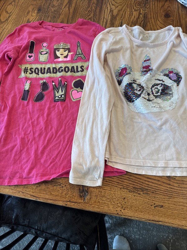 Children’s Places Set Of 2 XL Girls Long Sleeve T Shirt