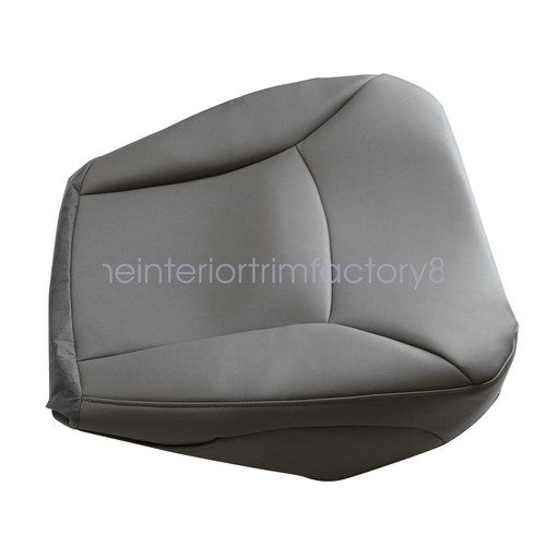 Cubierta de asiento de cuero gris inferior del lado del conductor para Ford E150 E250 E350 2002-2008 - Imagen 4 de 11