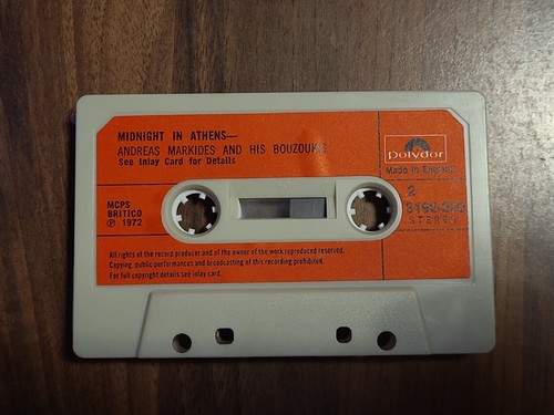 Andreas Markides & His Bouzoukis Midnight in Athens Cassette Special - Picture 6 of 9