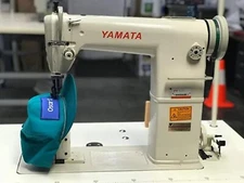 Yamata FY810 Post Bed Sewing machine with brushless servo motor + Speed Reducer