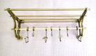 French Coatrack Towels Rack Train Luggage - Antique Style Wall Mounted Rack