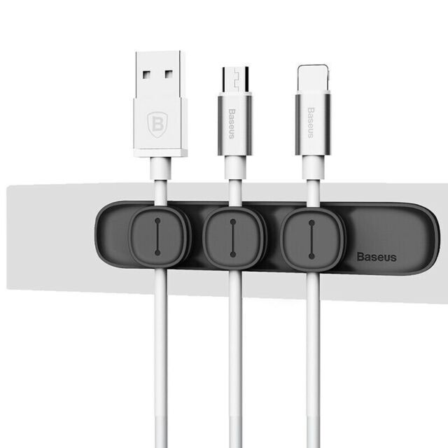 Baseus Magnetic Cable Organizer Cable Clip Self Adhesive Cable Holder Cable Guide Baseus Magnetic Cable Organizer Cable Clip Self Adhesive Cable Holder Cable Guide