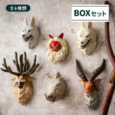 Princess Mononoke Face Magnet Full Set Complete BOX Studio Ghibli
