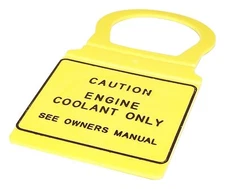 Coolant Bottle Cap Yellow fits Jeep Cherokee XJ 1991-1996 2.5L and 4.0L Motors