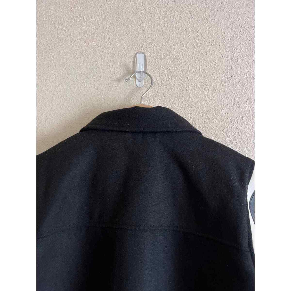Stussy 80 Wool Varsity Jacket - Size Large - Black - Brand Stussy 80 Wool Varsity Jacket - Size Large - Black - Brand