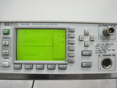 HP E4418B EPM SERIES POWER METER | eBay
