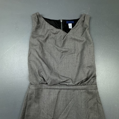 J.Crew Wool Sheath Dress Women’s 2 Gray Sleeveless Career Work Lined - Picture 2 of 10
