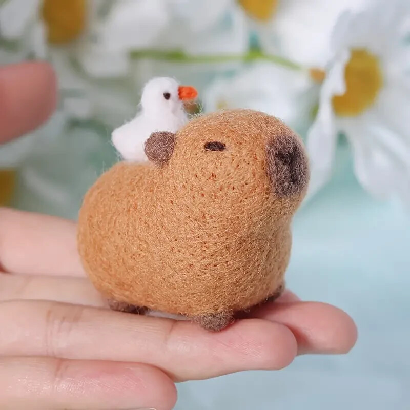 Capybara Wool Needle Felting Kit | eBay