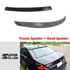 Painted 07-13 Fit For Mercedes Benz S W221 Sedan Rear Roof + Trunk Spoiler Wing