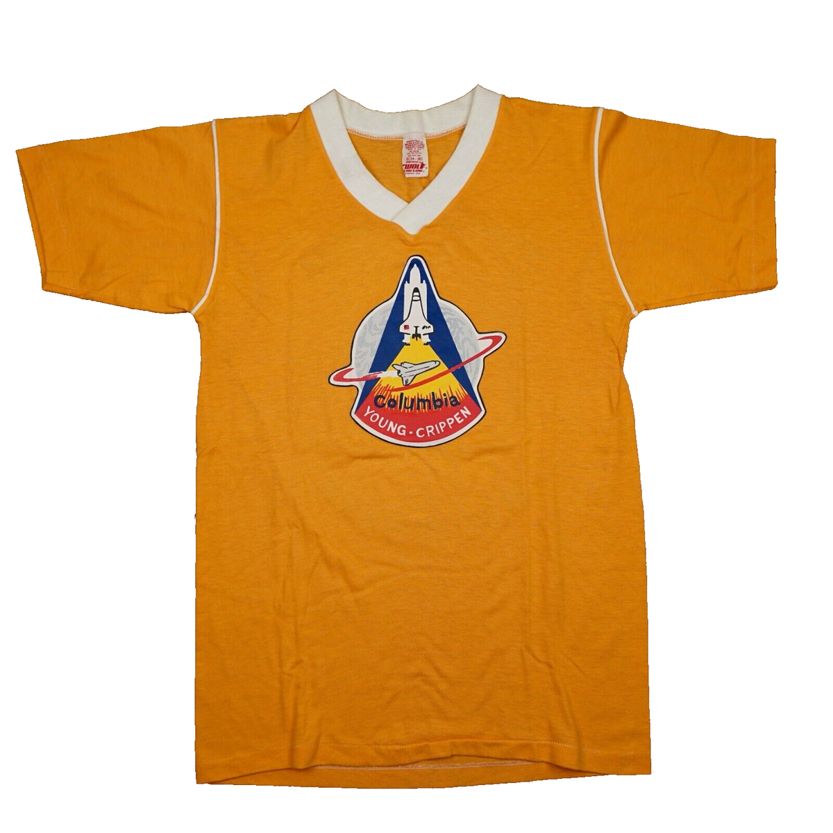 Space Shuttle Shirt Small* VINTAGE 80s NASA Columbia STS-1