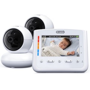Baby Monitor with 2 HD Cameras & 4.3'' Video Baby Monitor with Camera and Audio