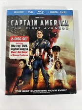 Captain America: The First Avenger (Blu-ray/DVD, 2011, 2-Disc Set, Includes...