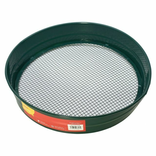 Amtech Metal Round Garden Sieve Riddle Riddler Soil Sifter Mesh ...