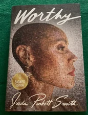 Worthy by Jada Pinkett Smith SIGNED 1st Ed HC DJ 2023 Will Smith
