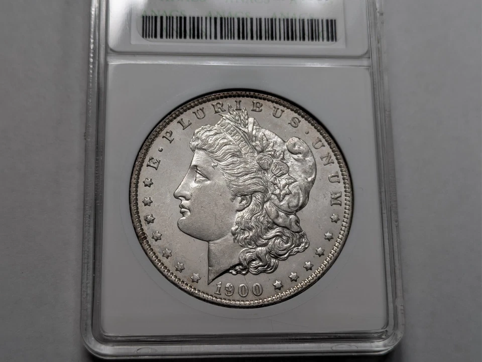 1900-O Morgan Silver Dollar ANACS MS-63 PL Prooflike High Eye Appeal - Image 4 of 4
