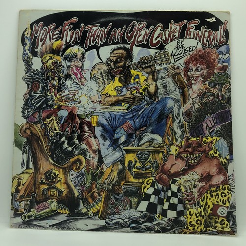 The Accused More Fun Than An Open Casket Funeral Vinyl Record LP VG+ - Picture 2 of 6