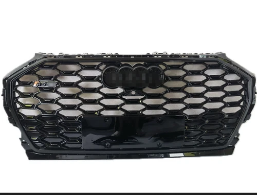 Pour Audi Q5 RS SQ5 2021 2022 détaillant Grille de calandre de pare choc avant nid d'abeille + GRILLE antibrouillard