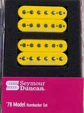 Seymour Duncan '78 Model Humbucker Yellow Guitar Pickup Set
