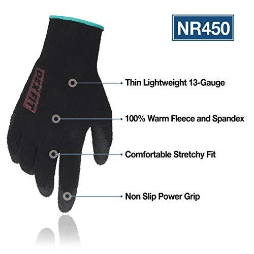 Thin warm cheap work gloves