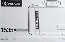 Pelican 1535 Air Wheeled Carry-On Case, No Foam, 2021, Black #015350-0012-110