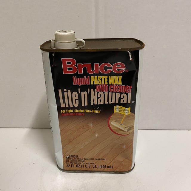 bruce lite n natural liquid paste wax