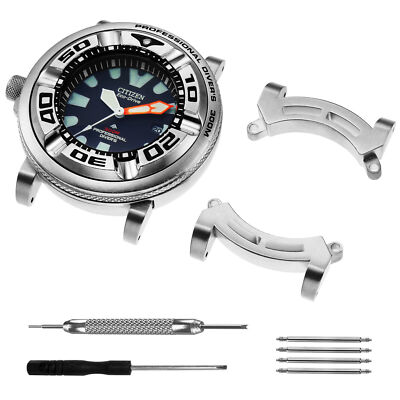 Silver brushed Finish adapter $ Citizen Ecozilla Autozilla Eco Zilla Fits BJ8050
