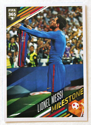 PANINI Soccer Sticker MILESTONE LIONEL MESSI 500 GOALS No
