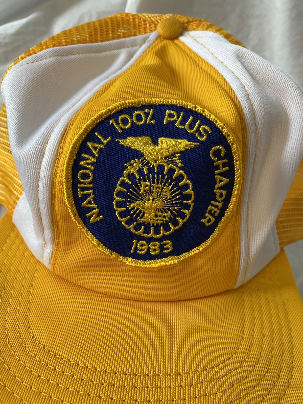 FFA National 100% Plus Chapter 1983 Patch Yellow … - image 5